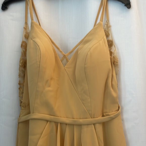 Golden bridesmaid dress - Picture 3 of 6